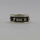 Chrome Hearts FU Spinner Ring Size 11 Sterling Silver| AVNTGRDNY NYC