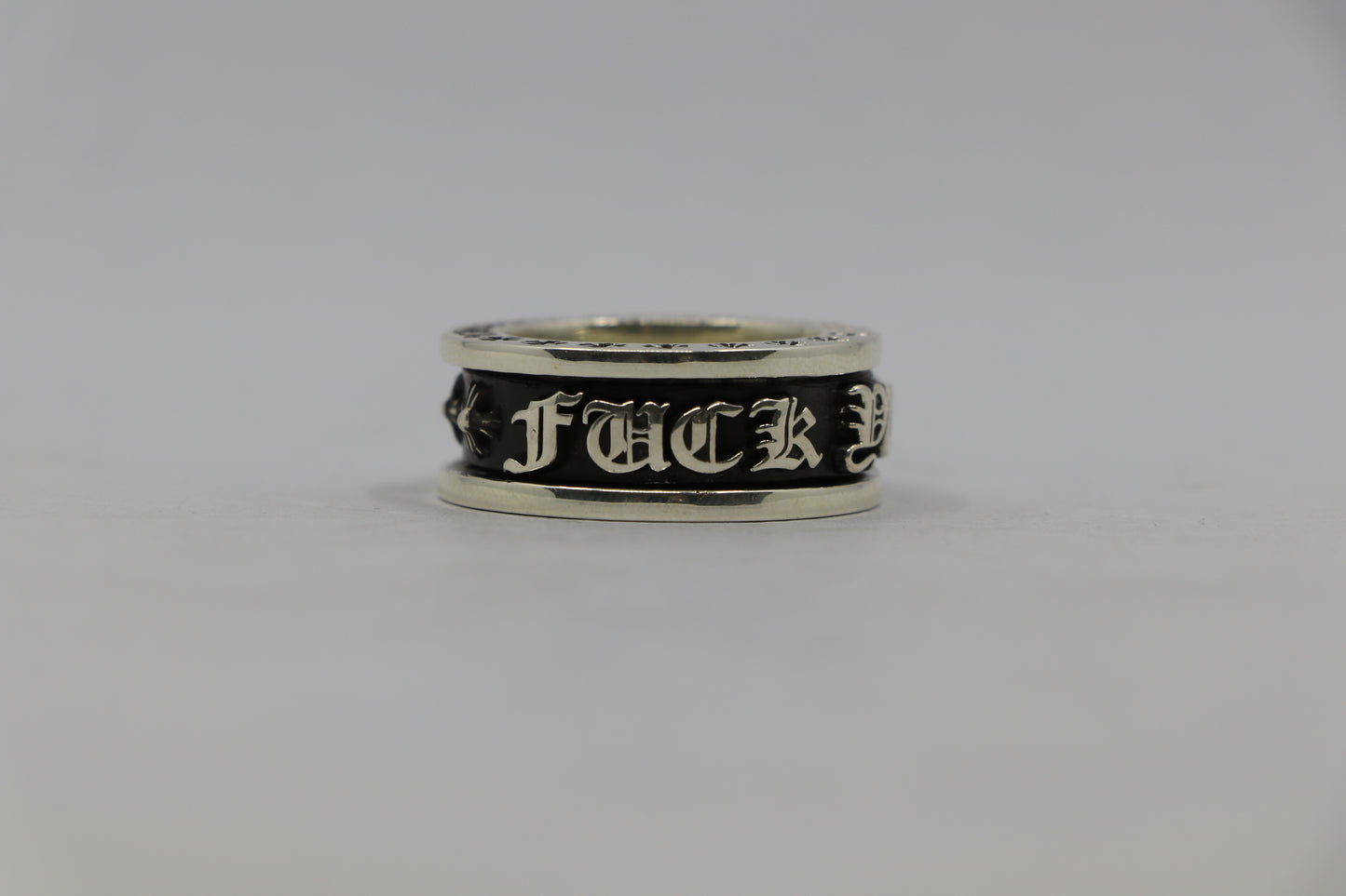 Chrome Hearts FU Spinner Ring Size 11 Sterling Silver| AVNTGRDNY NYC