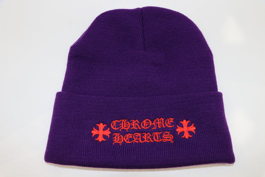 Chrome Hearts Purple/Red Beanie