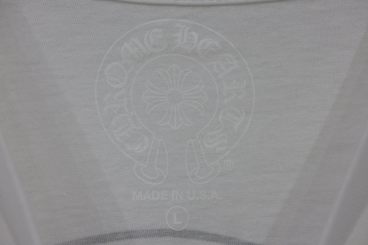 Chrome Hearts Horseshoe Logo T-Shirt White Size L| AVNTGRDNY NYC