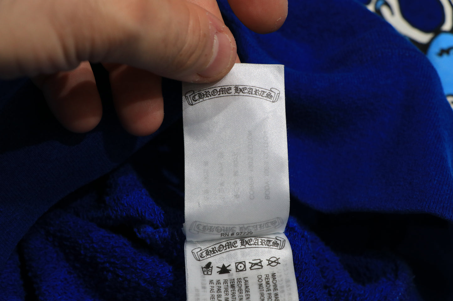 Chrome Hearts x Matty Boy Space Hoodie Blue Size XL|AVNTGRDNY NYC