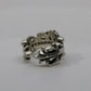 Chrome Hearts Double Floral Ring Size 7