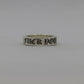 Chrome Hearts Fuck You 6MM Spacer Ring Size 10| AVNTGRDNY NYC