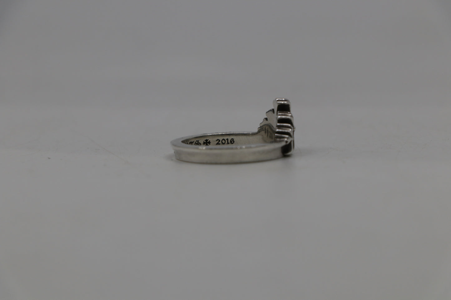 Chrome Hearts Cross Crown Ring Size 10