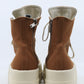 Rick Owens Women's Natural Porterville Double Bumper Sneaker Size 41