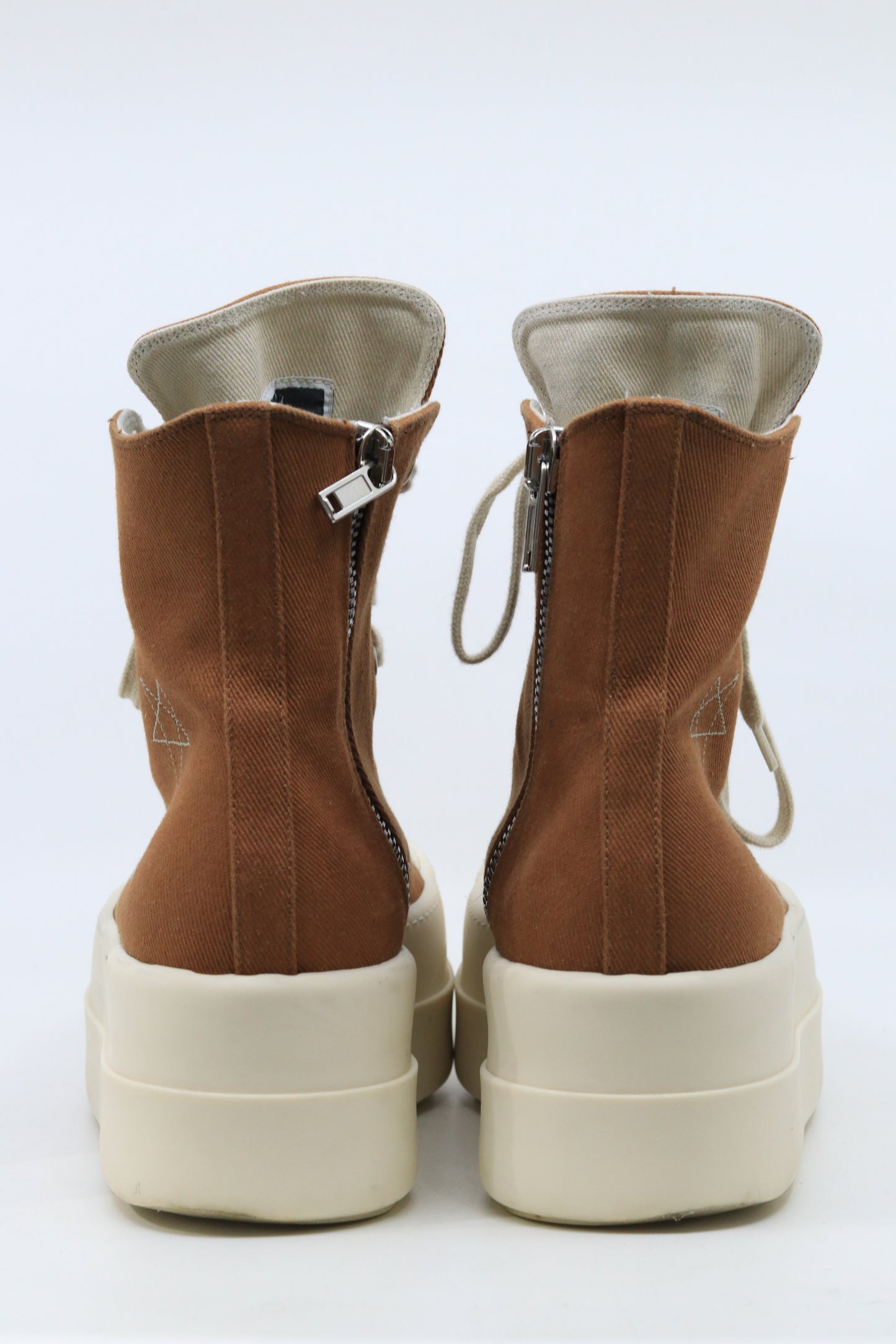 Rick Owens Women's Natural Porterville Double Bumper Sneaker Size 41