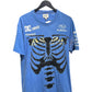 Fraction Los Angeles Leather Rib Cage Appliqué Travis Pastrana Vintage T-Shirt Size L