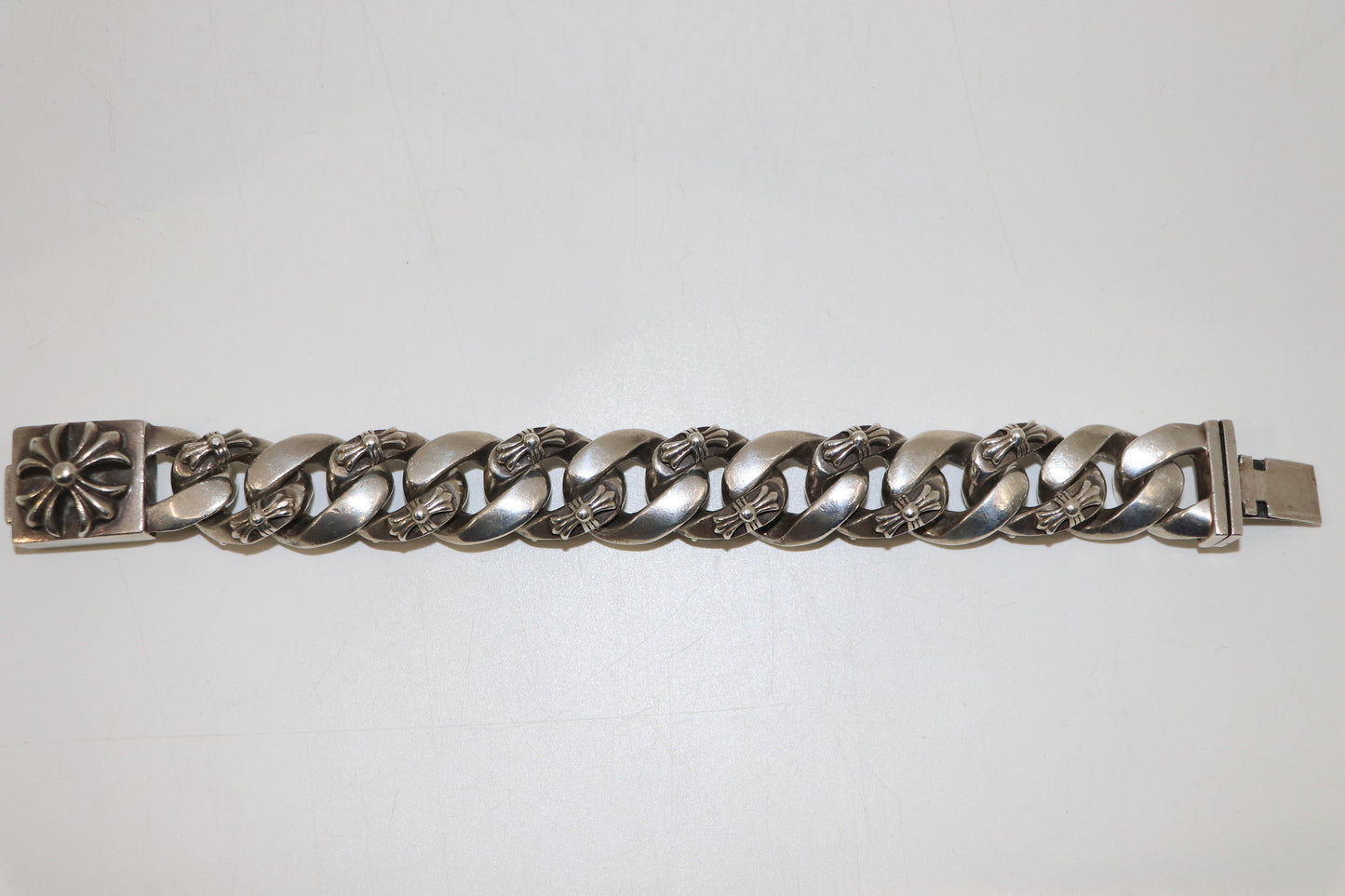 Chrome Hearts Fancy Link Box ID Bracelet 12 Link