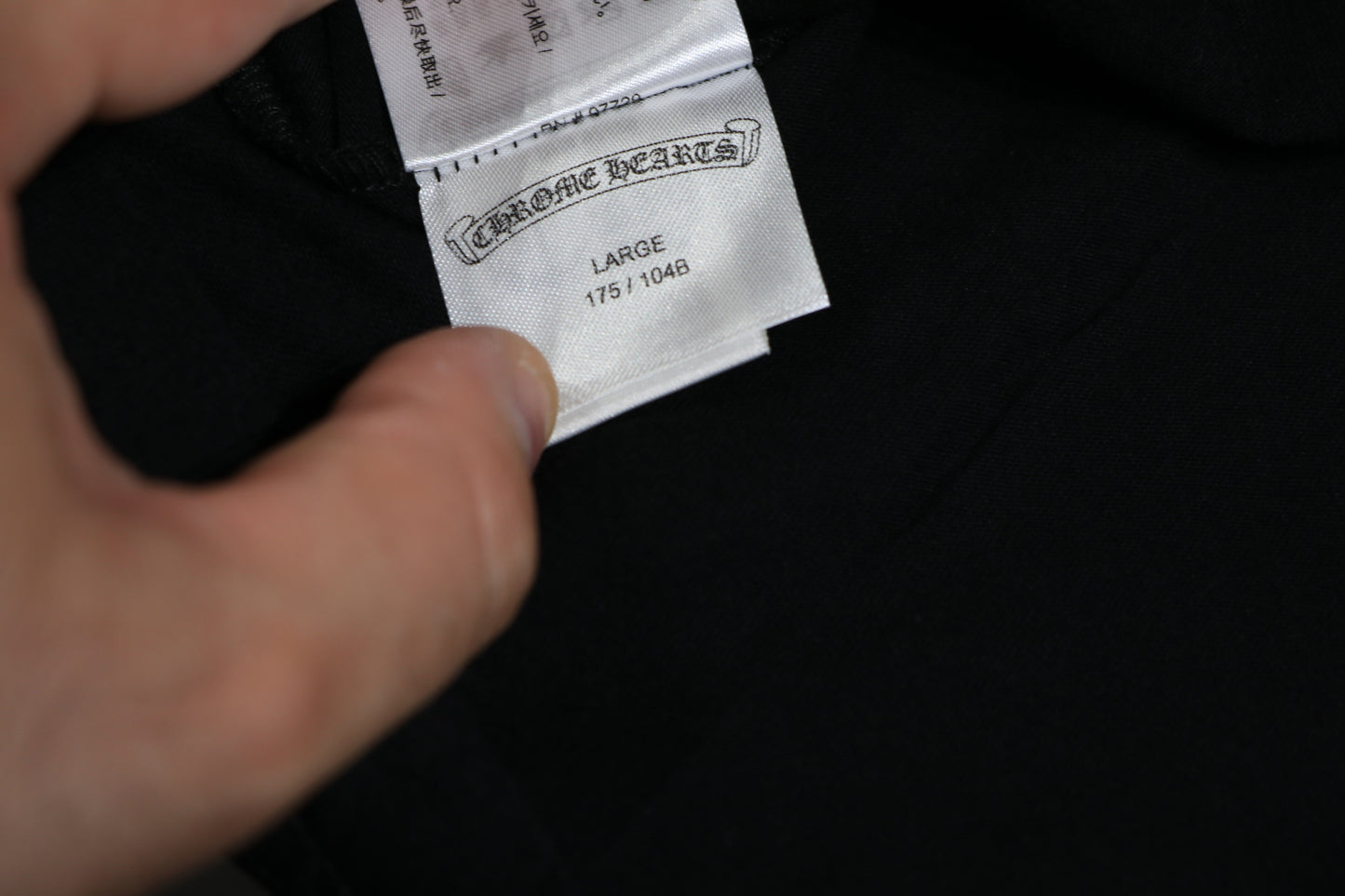 Chrome Hearts Neck Logo T-Shirt Black Size L| AVNTGRDNY NYC