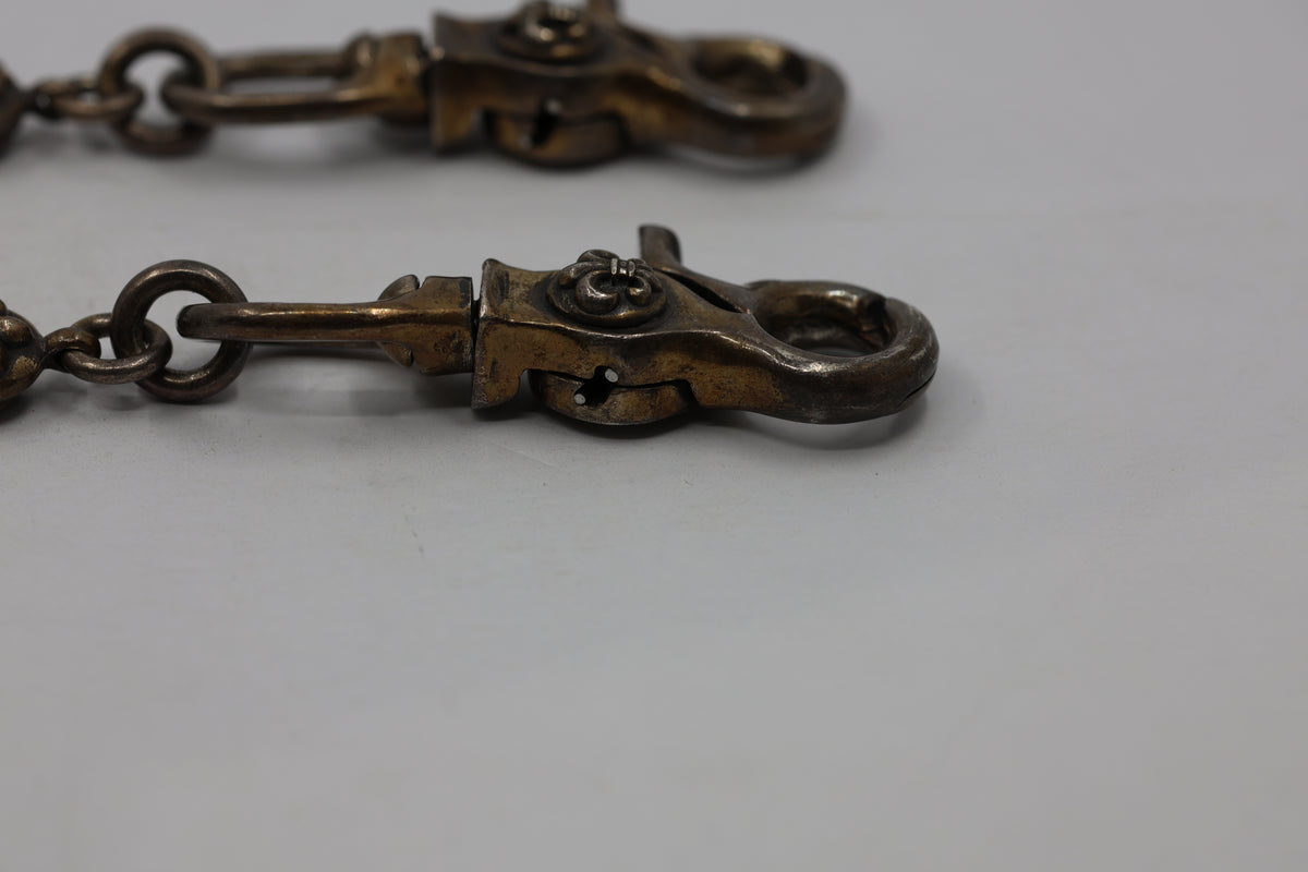 Chrome Hearts Fleur No. 2 Ball Wallet Chain Short Double Lobster Clasp | AVNTGRDNY NYC