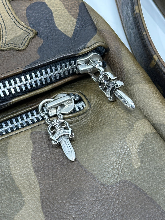 Chrome Hearts Cemetary Cross Camo Bag