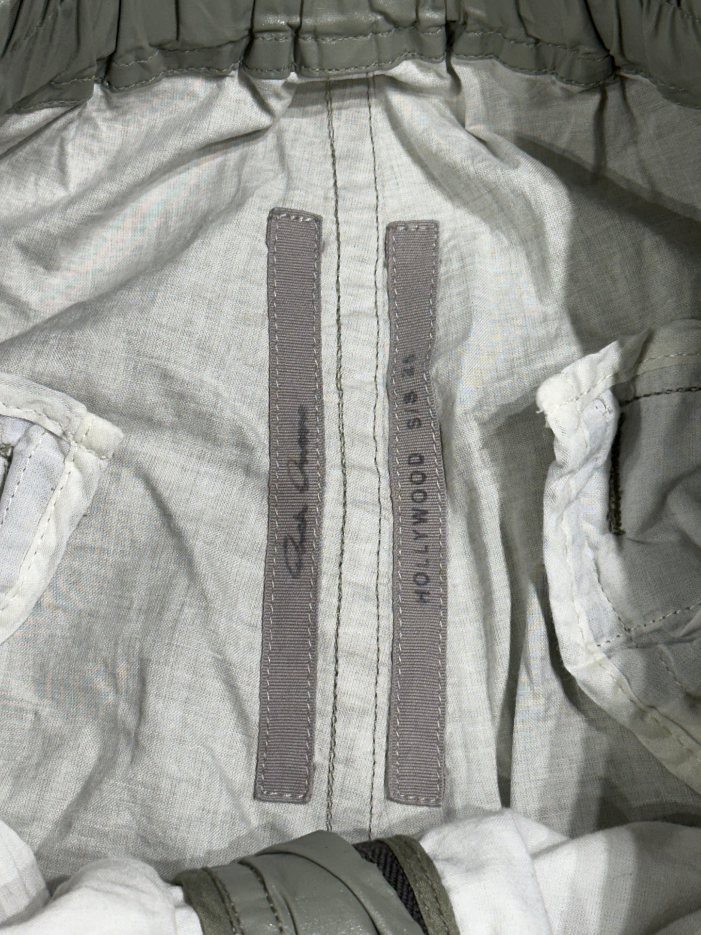 Rick Owens Hollywood S/S 2025 Cargo Bela Pant Celadon Size 46