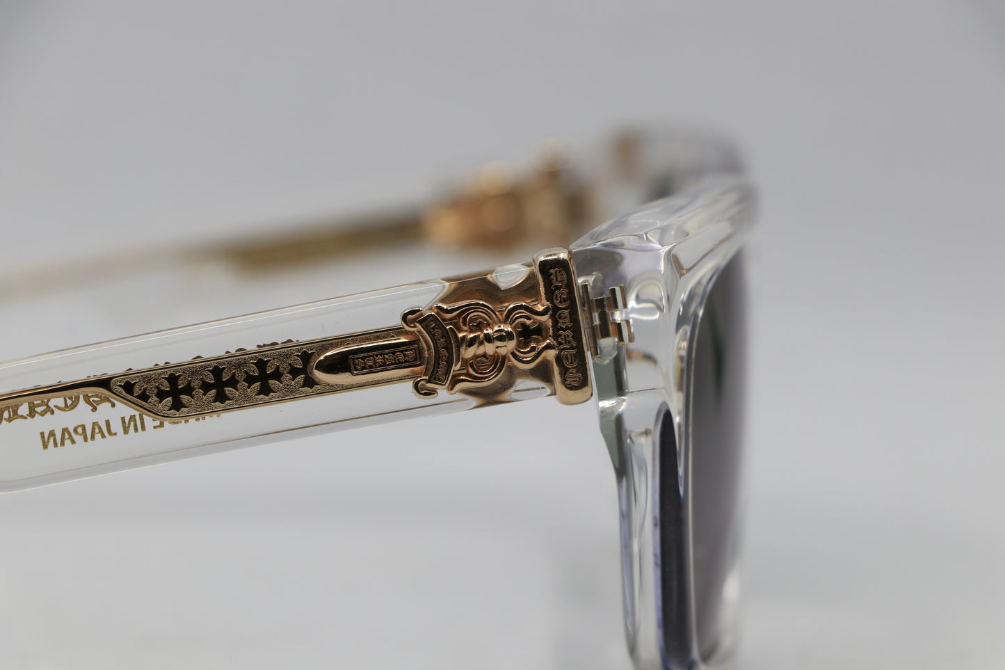 Chrome Hearts Box Officer Sunglasses Crystal| AVNTGRDNY NYC
