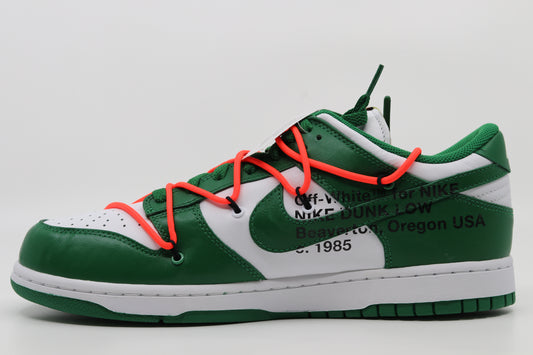 Nike Dunk Low x Off-White Pine Green Size 11 New