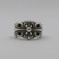 Chrome Hearts Double Floral Ring Size 10.5 Silver | AVNTGRDNY NYC