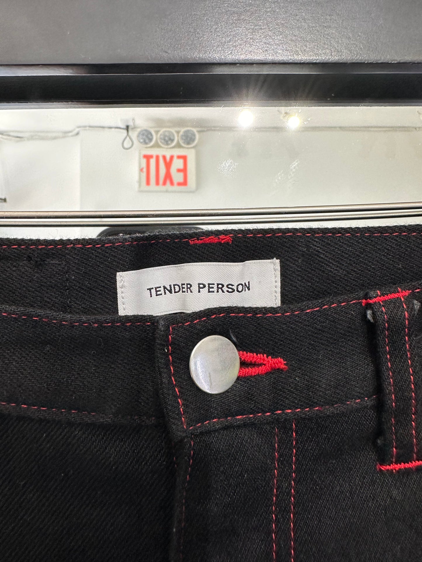 Tender Person Flame Denim Pants Size 4