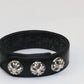 Chrome Hearts Crossball Leather Bracelet