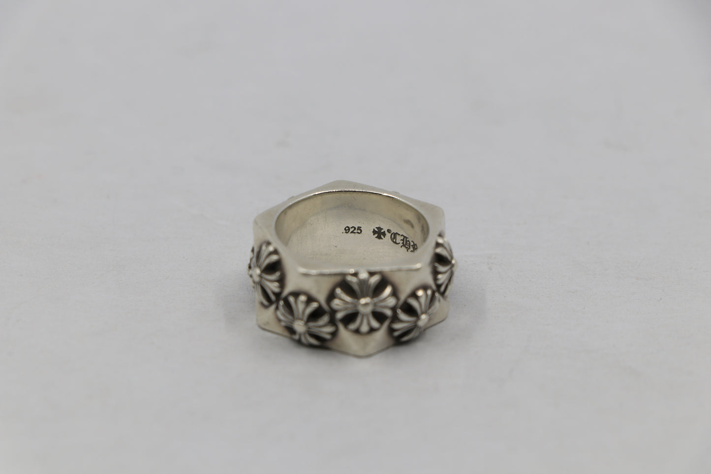 Chrome Hearts Pentagon CH Plus Ring Size 8| AVNTGRDNY NYC