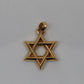 Chrome Hearts 22K Gold Large Star of David with Diamonds