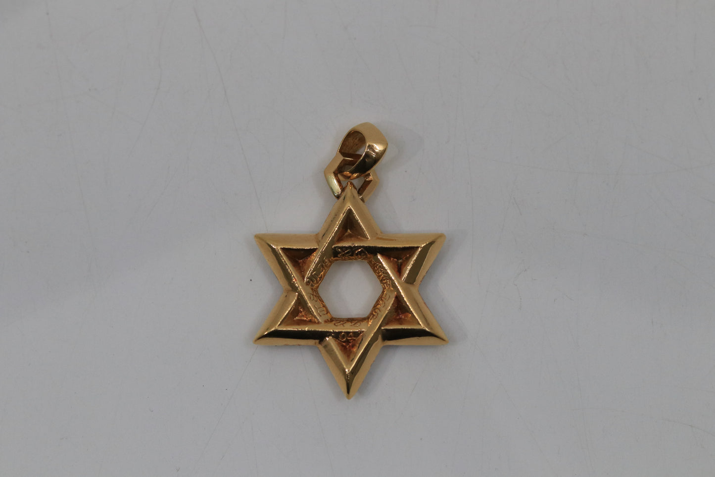 Chrome Hearts 22K Gold Large Star of David with Diamonds
