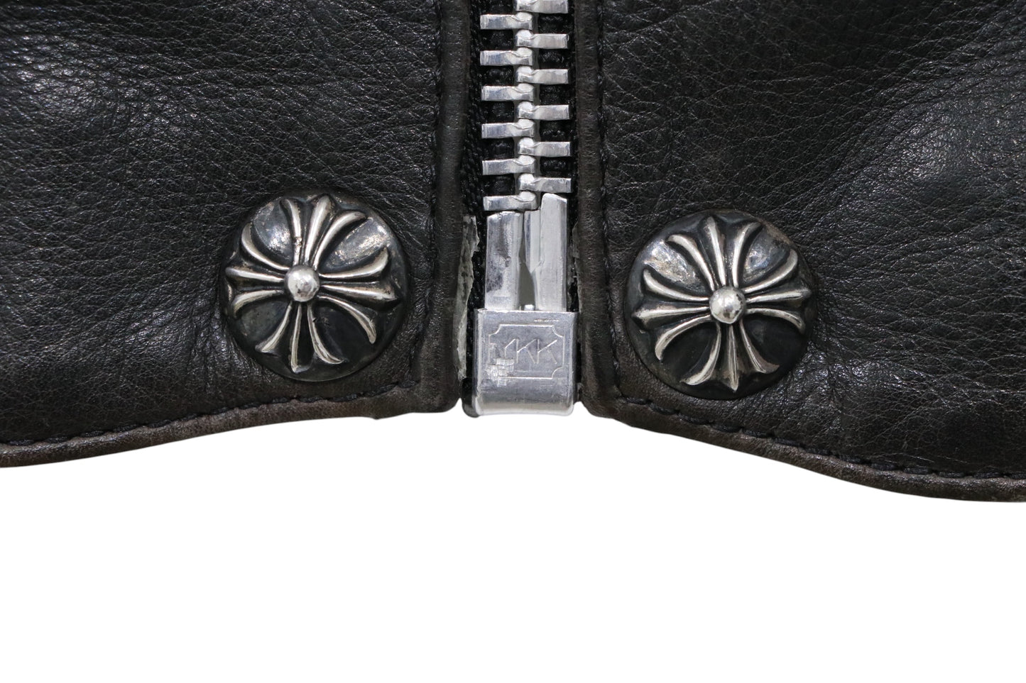 Chrome Hearts Leather Vest Black Size M| AVNTGRDNY NYC