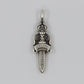 Chrome Hearts Double Dagger Pendant Sterling Silver | AVNTGRDNY NYC