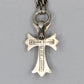 Chrome Hearts Small Cross Pendant on 24” Paper Chain Sterling Silver | AVNTGRDNY NYC