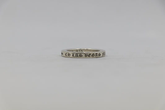 Chrome Hearts Las Vegas "Fuck You" 3MM Spacer Ring Size 8| AVNTGRDNY NYC