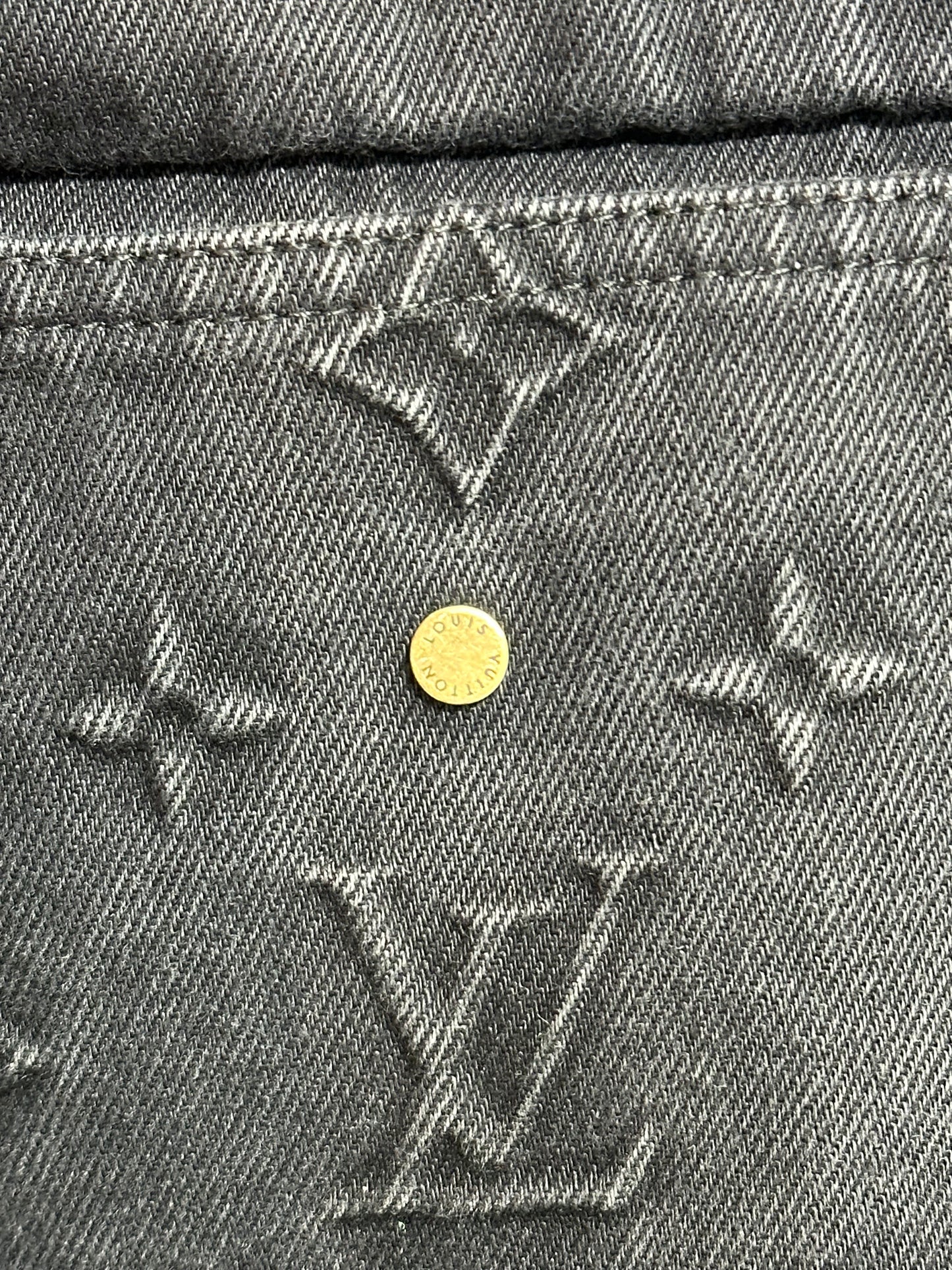 Louis Vuitton Monogram Embossed Casual Overshirt