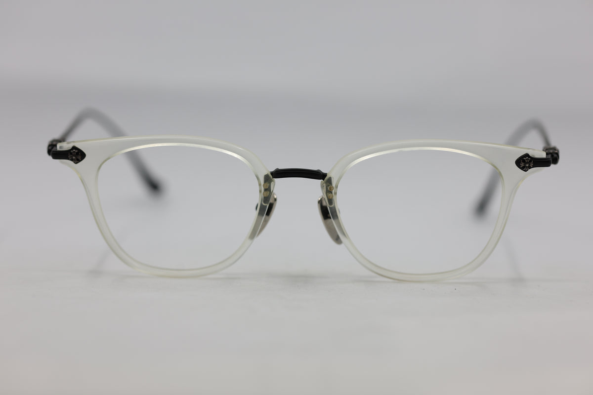 Chrome Hearts Shagass Clear Glasses Frames Only | AVNTGRDNY NYC