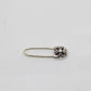 Chrome Hearts Safety Pin Earring Sterling Silver | AVNTGRDNY NYC