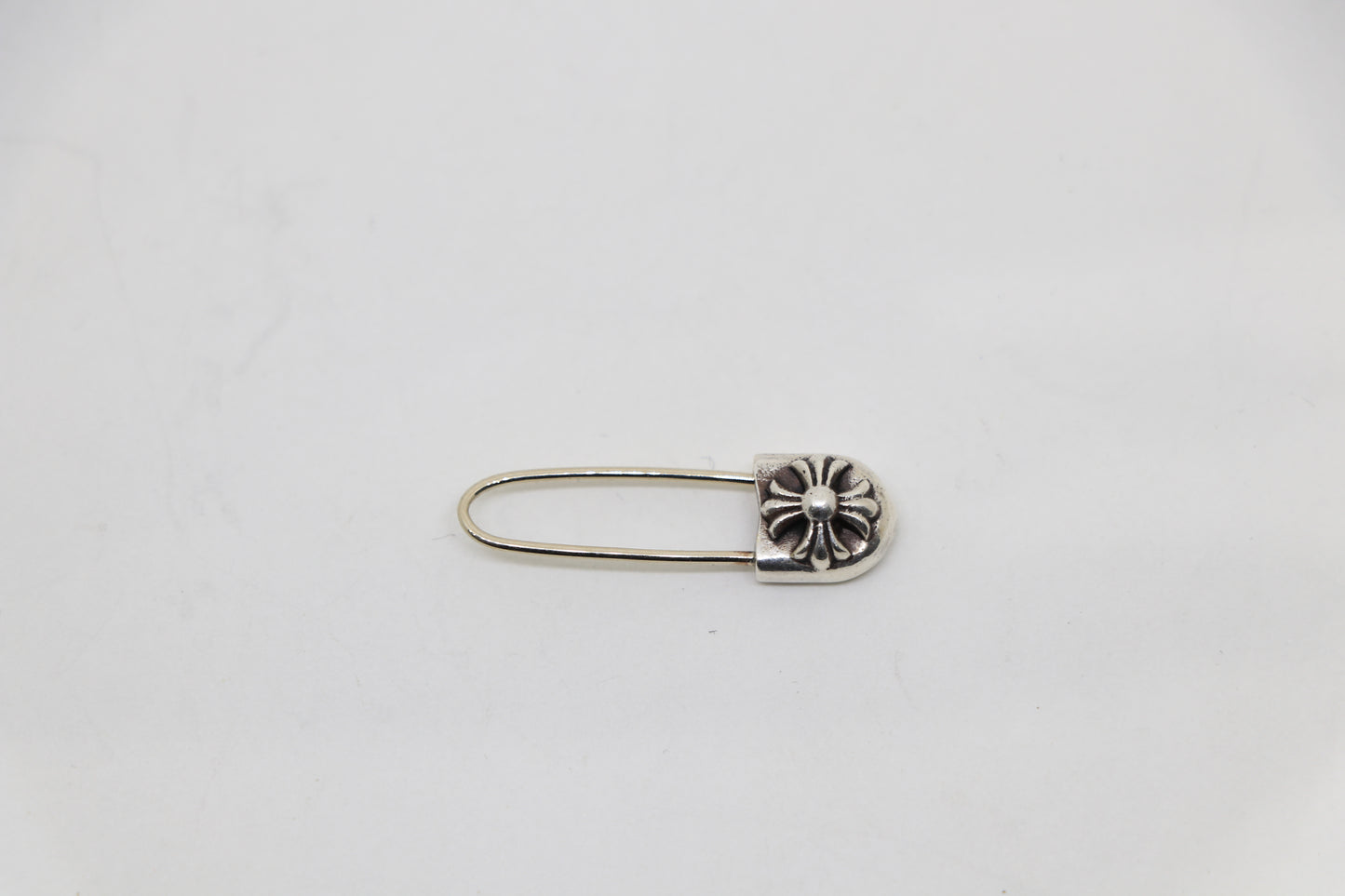 Chrome Hearts Safety Pin Earring Sterling Silver | AVNTGRDNY NYC