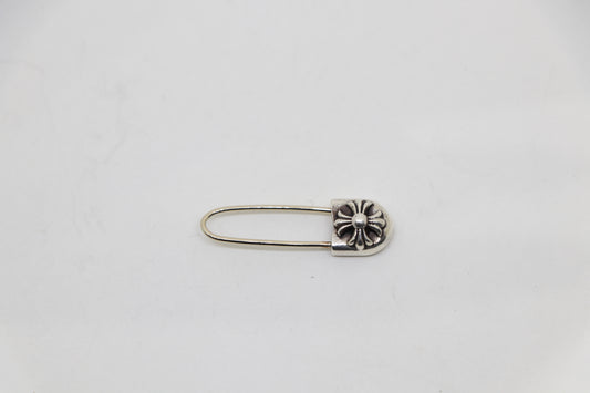 Chrome Hearts Safety Pin Earring Sterling Silver | AVNTGRDNY NYC
