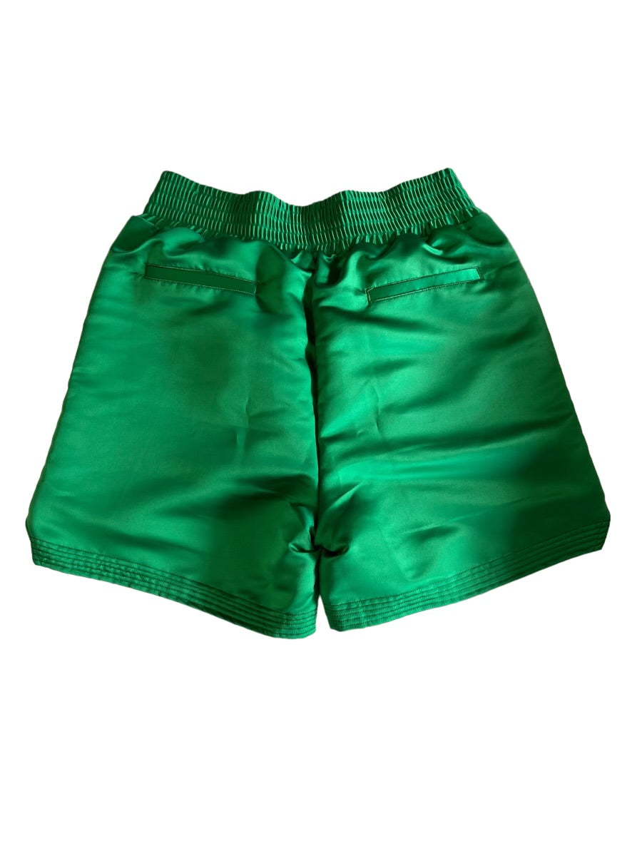 Saint Michael Boxing Shorts Green