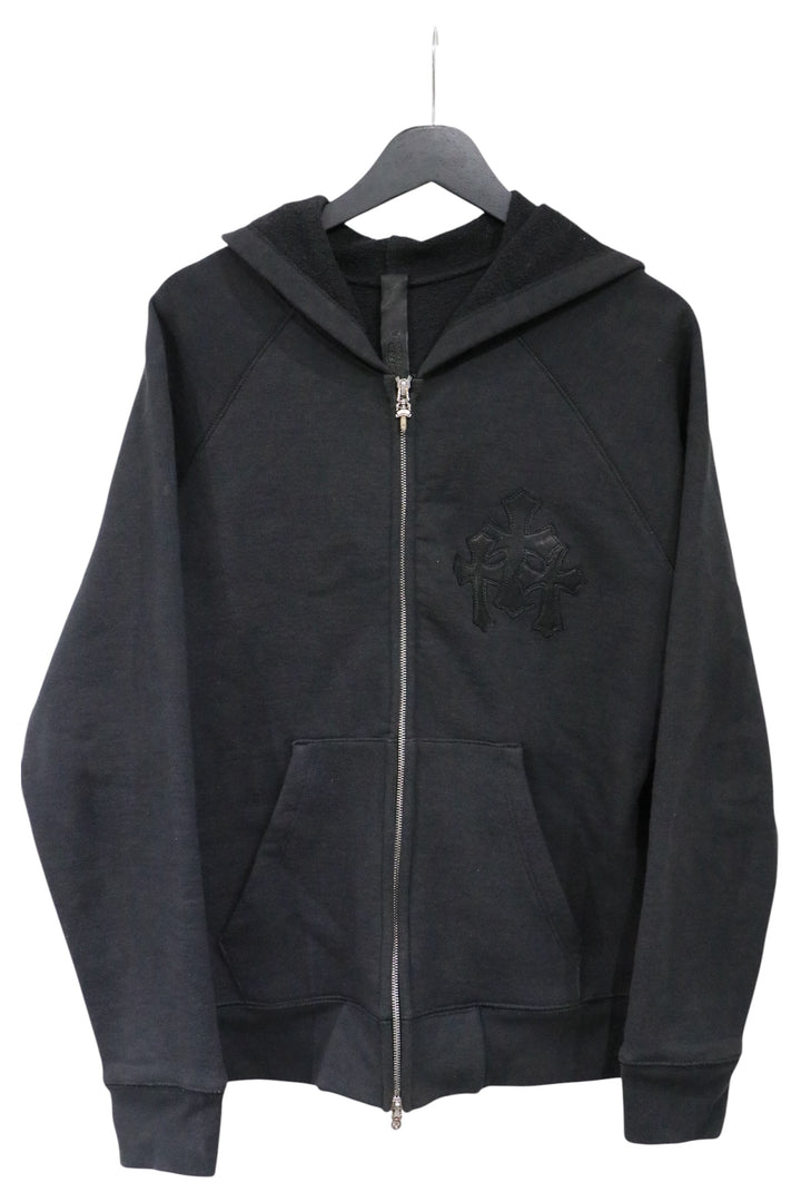 Chrome Hearts Paper Jam Zip Up Hoodie Black Size Medium| AVNTGRDNY NYC