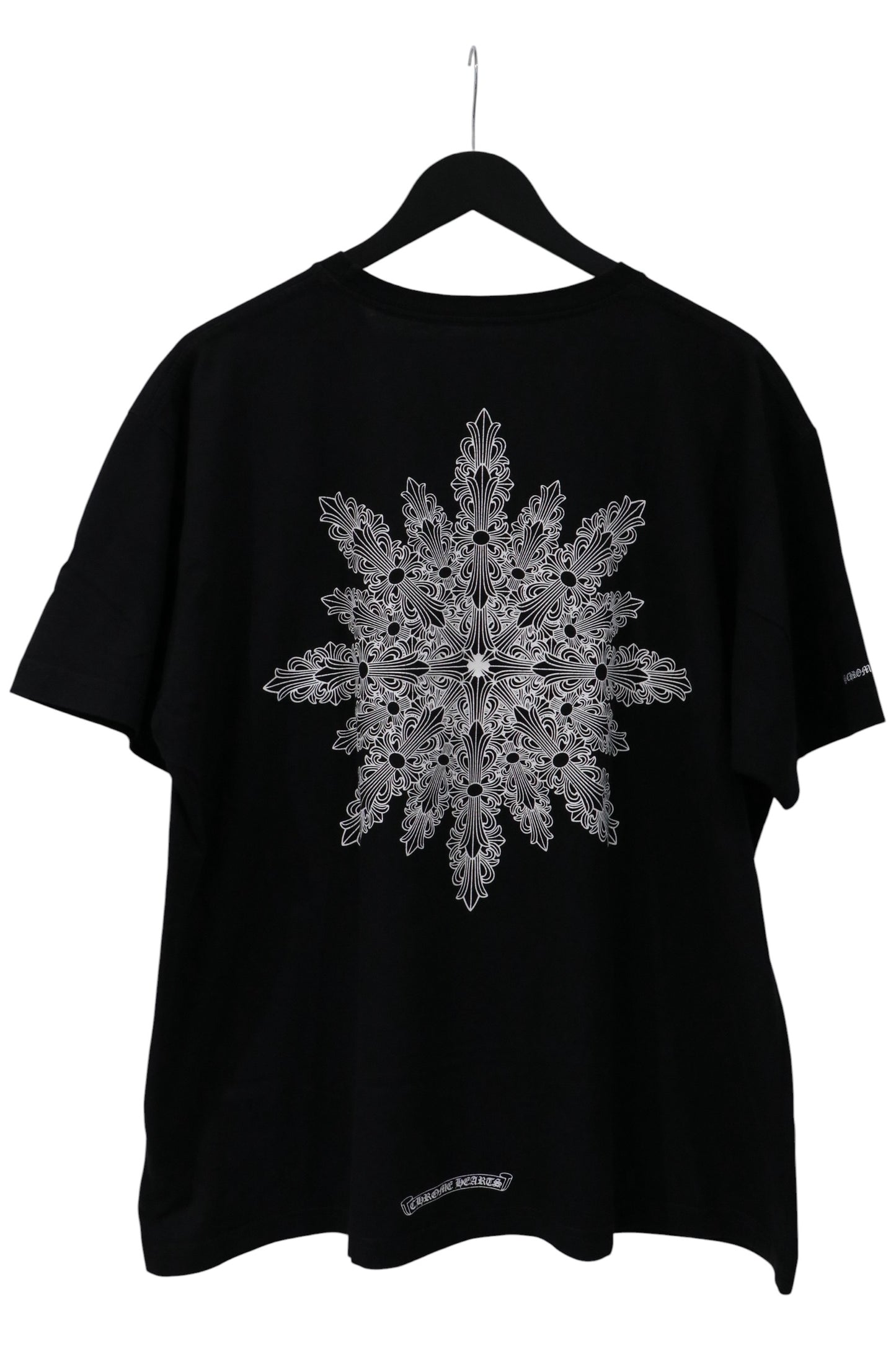 Chrome Hearts Floral Snowflake T-Shirt Black/White Size XXL| AVNTGRDNY NYC