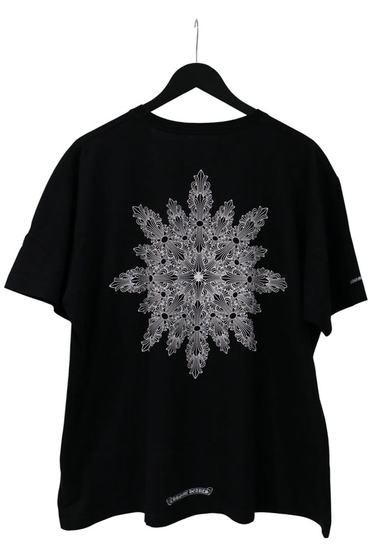 Chrome Hearts Floral Snowflake T-Shirt Black/White Size XXL| AVNTGRDNY NYC