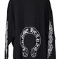 Chrome Hearts Horseshoe Floral Crewneck Black Size XXL| AVNTGRDNY NYC