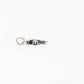 Chrome Hearts Baby Fat Charm Silver with Pavé Blue Sapphires | AVNTGRDNY NYC