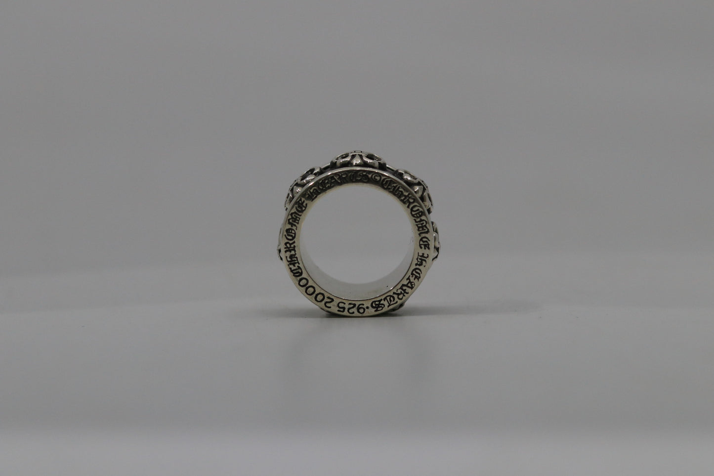 Chrome Hearts Fleur Spinner Ring Size 11