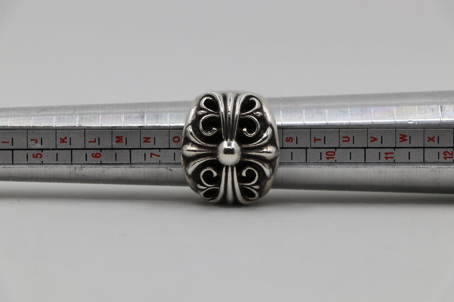 Chrome Hearts Silver Keeper Ring Size 8 | AVNTGRDNY NYC