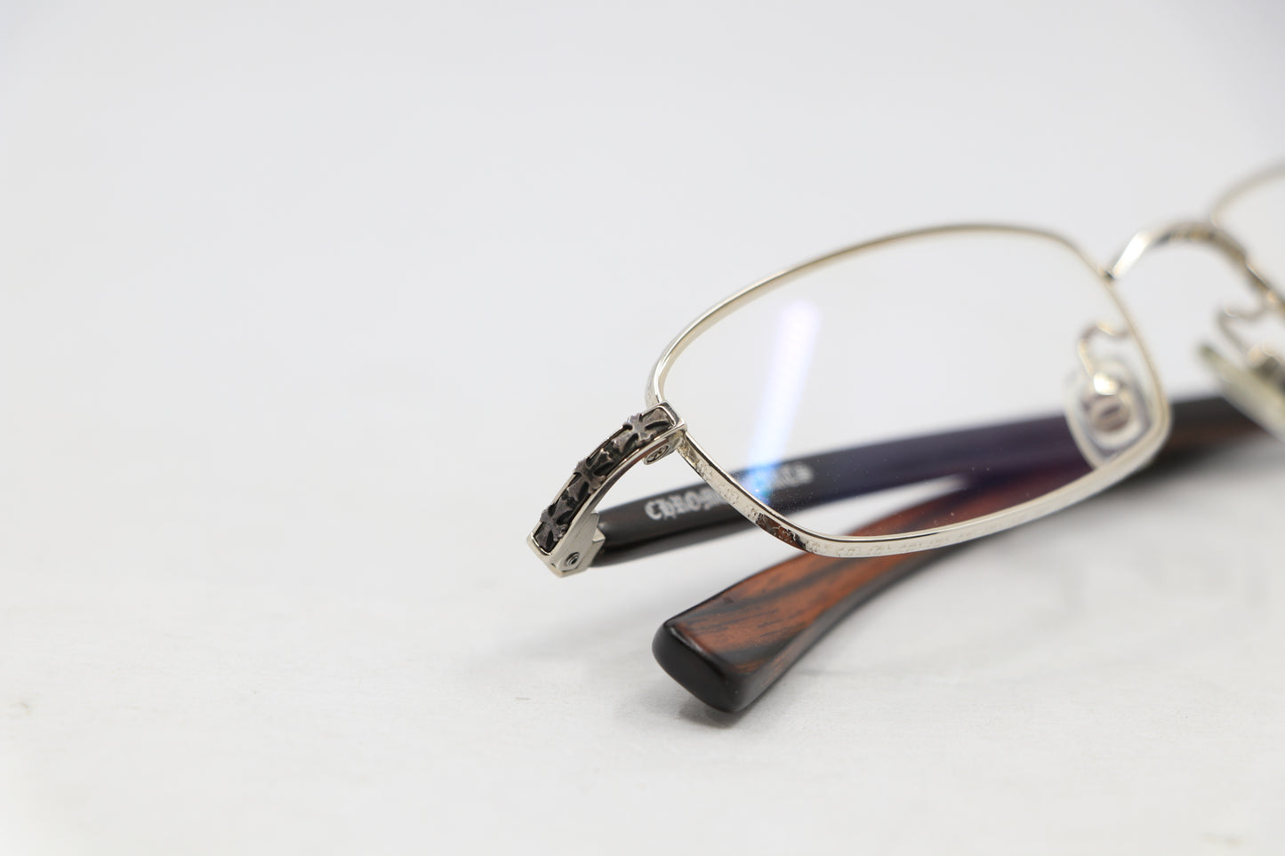 Vintage Chrome Hearts Velvedere Wood Frame Rimless Glasses| AVNTGRDNY NYC