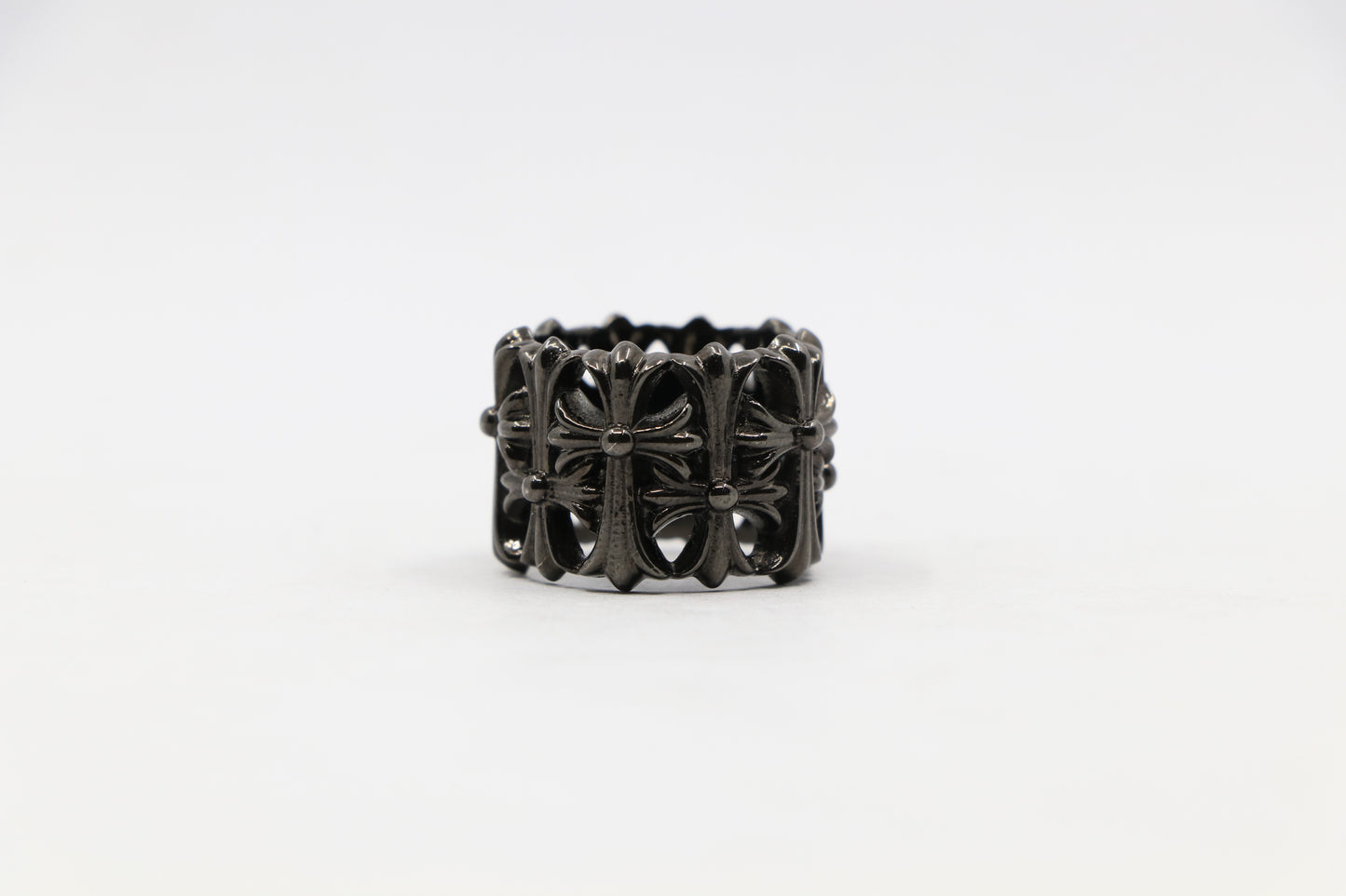 Chrome Hearts Black Rhodium Cemetery Ring Size 7| AVNTGRDNY NYC