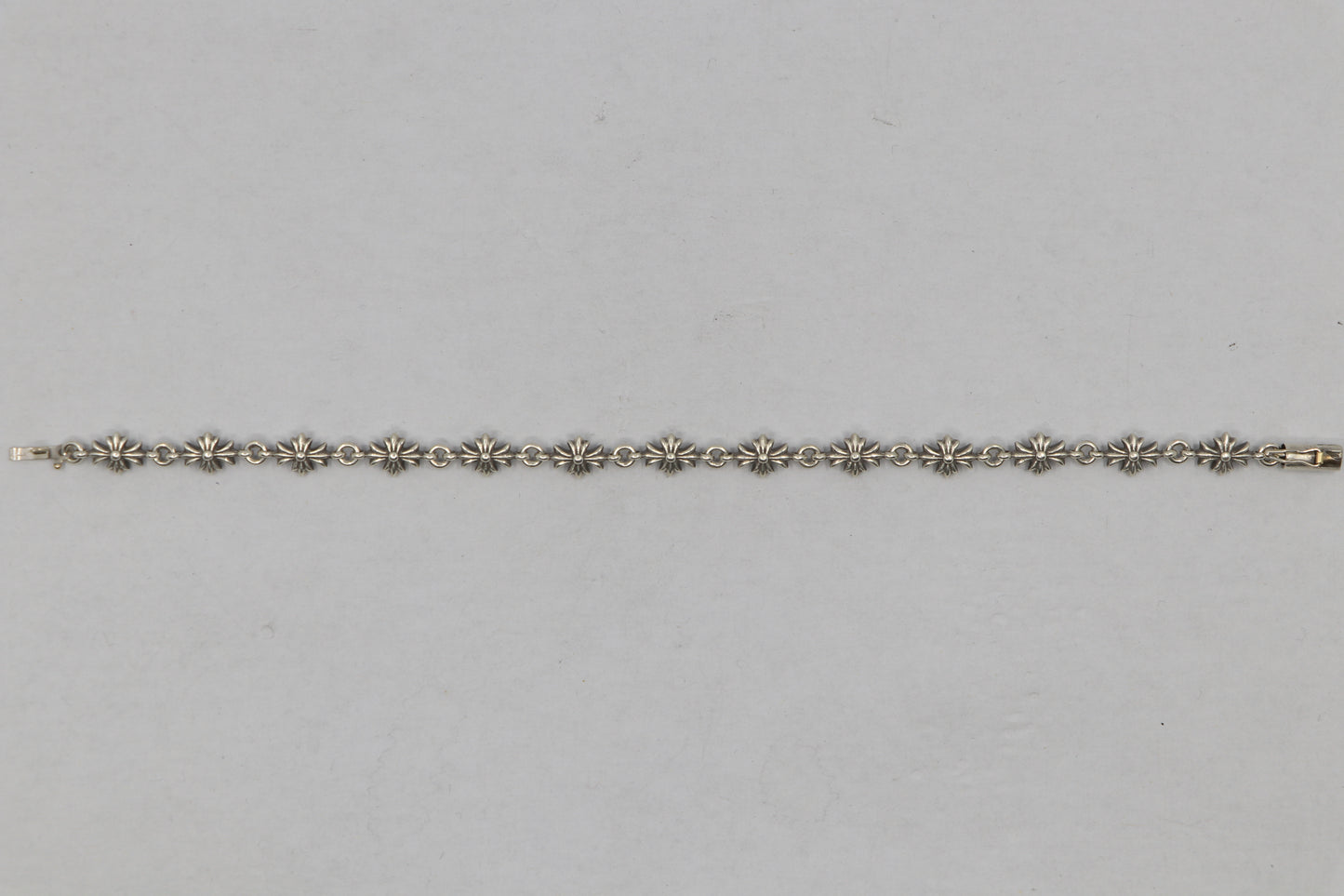 Chrome Hearts Tiny E Bracelet 13 Link Sterling Silver| AVNTGRDNY NYC