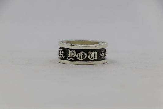 Chrome Hearts Fuck You Spinner Ring Size 9| AVNTGRDNY NYC