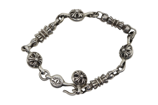 Chrome Hearts Cross Ball Barrell Bracelet