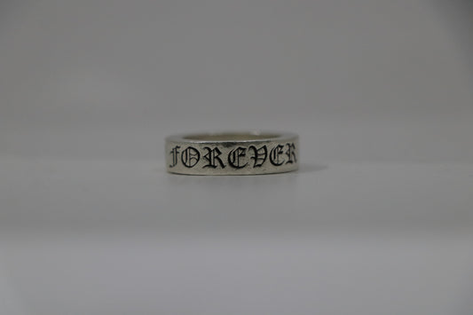 Chrome Hearts 6MM Spacer Ring “Forever” Size 7.5