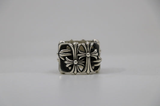Chrome Hearts Square Cemetery Ring Size 7.5 Sterling Silver | AVNTGRDNY NYC