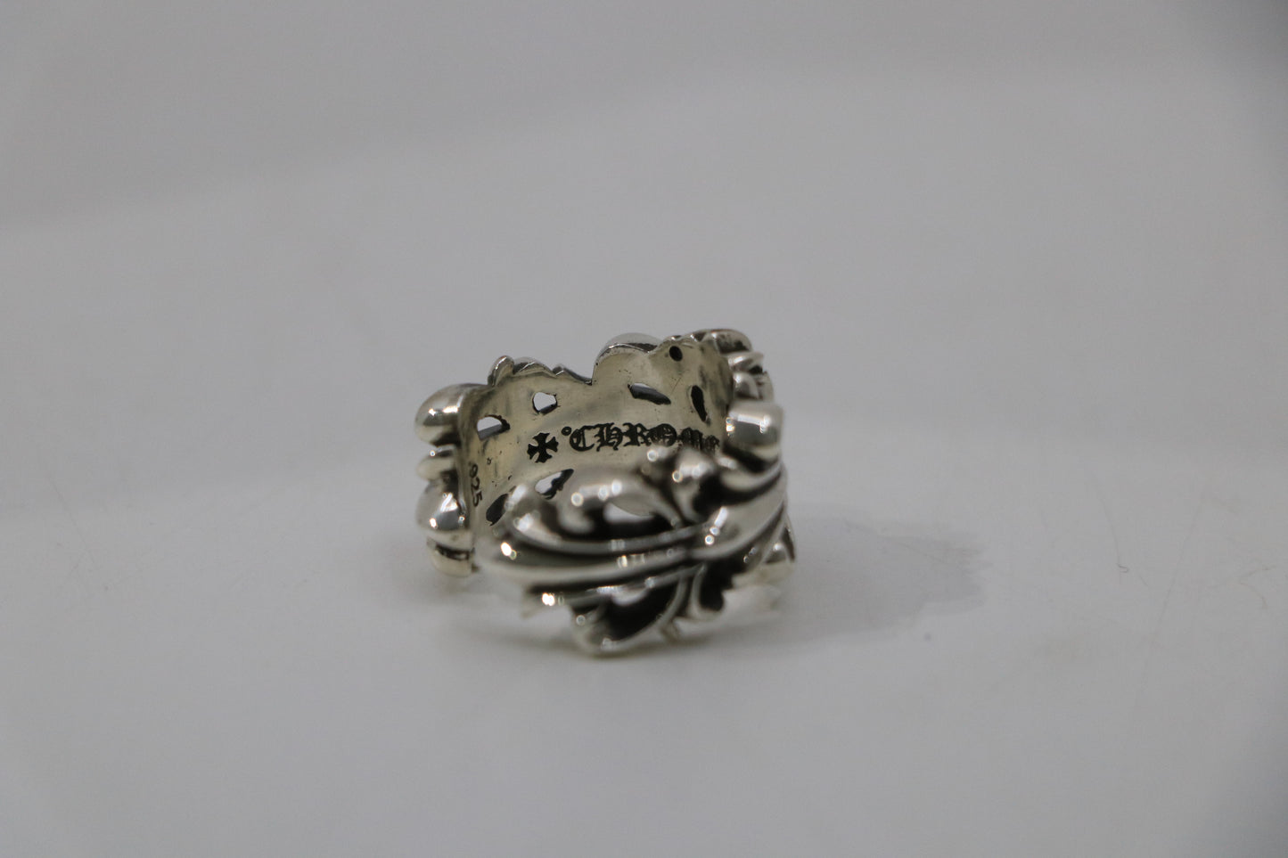 Chrome Hearts Double Floral Ring Size 7
