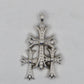 Chrome Hearts Triple Cross Pendant 18K White Gold Pavé Diamonds | AVNTGRDNY NYC